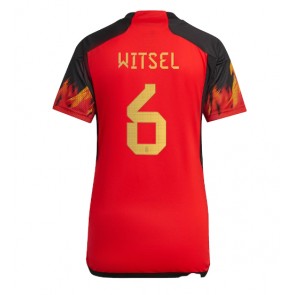 Belgien Axel Witsel #6 Replika Hjemmebanetrøje Dame VM 2022 Kortærmet